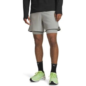 Under Armour Pantalones Cortos Velociti Pro 2in1 Gray 2XL Under Armour Pantalones Cortos Velociti Pro 2in1 Gray 2XL