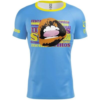 Otso Camiseta De Manga Corta Mentos Mouth Light Blue M Otso Camiseta De Manga Corta Mentos Mouth Light Blue M