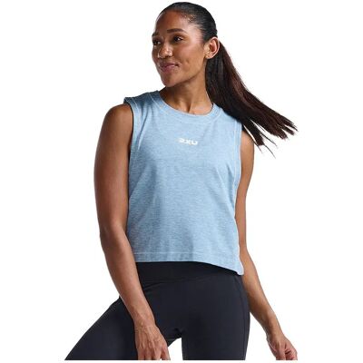 2xu Camiseta Sin Mangas Motion Crop Hydrangea / White M 2xu Camiseta Sin Mangas Motion Crop Hydrangea / White M