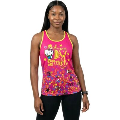 Otso Camiseta Sin Mangas Hello Kitty Sparkle Fucsia / Yellow 2XS Otso Camiseta Sin Mangas Hello Kitty Sparkle Fucsia / Yellow 2XS