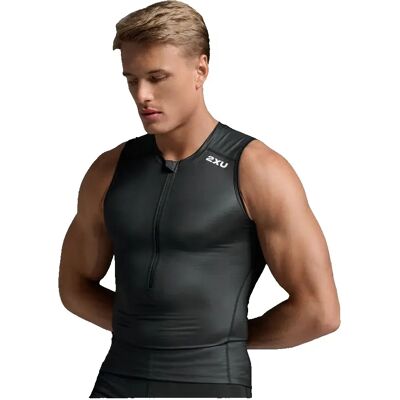 2xu Camiseta Sin Mangas Core Tri Black / White M 2xu Camiseta Sin Mangas Core Tri Black / White M