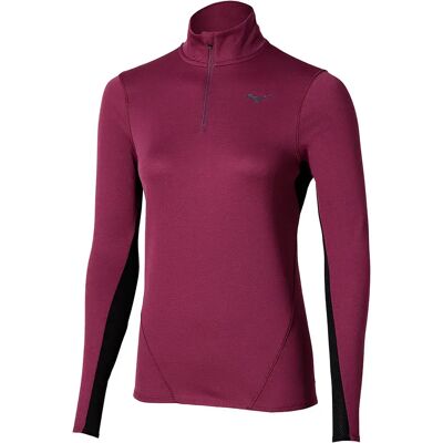 Mizuno Camiseta De Manga Larga Con Media Cremallera Tech Thermal Charge Dark purple XS Mizuno Camiseta De Manga Larga Con Media Cremallera Tech Thermal Charge Dark purple XS