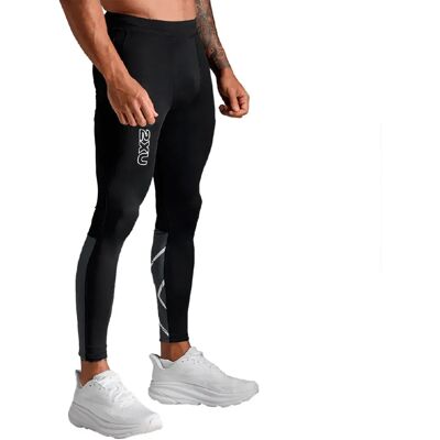 2xu Mallas Light Speed React Compression Black / White Reflective S 2xu Mallas Light Speed React Compression Black / White Reflective S