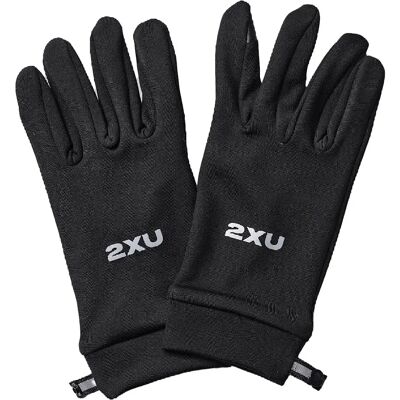 2xu Guantes Run Black / Silver L 2xu Guantes Run Black / Silver L