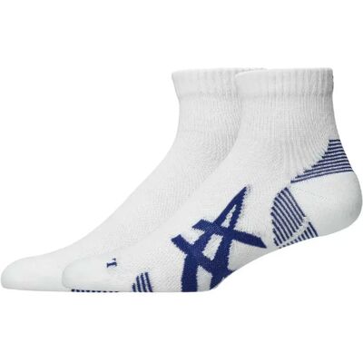 Calcetines Cushioned Run Quarter 2 Pares Brilliant White / Asics Blue EU 43-46 Calcetines Cushioned Run Quarter 2 Pares Brilliant White / Asics Blue EU 43-46
