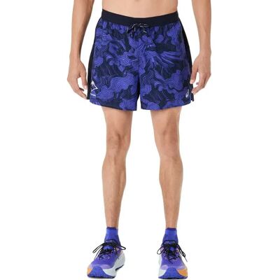 Asics Pantalones Cortos Fujitrail All Over Printed 5in Midnight / Cobalt Burst / Cream M Asics Pantalones Cortos Fujitrail All Over Printed 5in Midnight / Cobalt Burst / Cream M