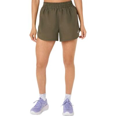 Asics Pantalones Cortos Nagino Run Adjustable 4in Dark Olive M Asics Pantalones Cortos Nagino Run Adjustable 4in Dark Olive M