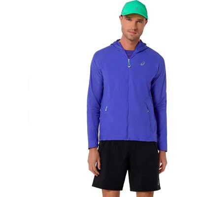 Asics Chaqueta Road Packable Cobalt Burst / Illuminate Green M Asics Chaqueta Road Packable Cobalt Burst / Illuminate Green M