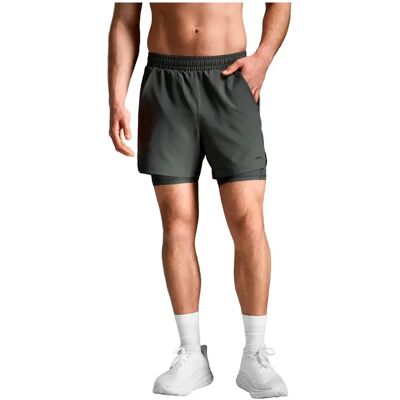 2xu Pantalones Cortos Aero Mesh 2in1 5´´ Jupiter / Black Reflective M 2xu Pantalones Cortos Aero Mesh 2in1 5´´ Jupiter / Black Reflective M