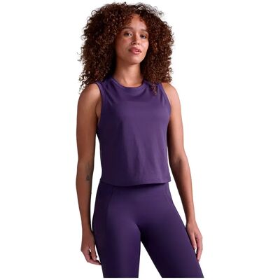 2xu Camiseta Sin Mangas Aero Mesh Crop Velvet Purple / Violet Reflective XS 2xu Camiseta Sin Mangas Aero Mesh Crop Velvet Purple / Violet Reflective XS