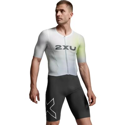 2xu Traje De Triatlón De Manga Corta Light Speed React Cool Matcha / India Ink M 2xu Traje De Triatlón De Manga Corta Light Speed React Cool Matcha / India Ink M