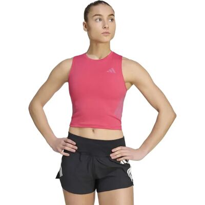 Adidas Camiseta Sin Mangas Adi365 Iconic Running Crop Power Pink XS Adidas Camiseta Sin Mangas Adi365 Iconic Running Crop Power Pink XS