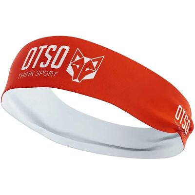 Otso Cinta Para La Cabeza Fluo Orange / White 12 cm Otso Cinta Para La Cabeza Fluo Orange / White 12 cm