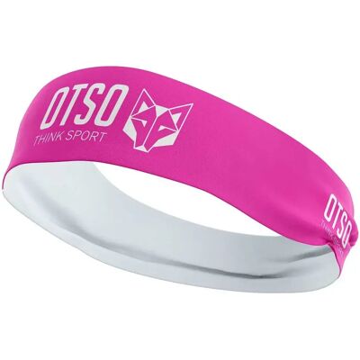 Otso Cinta Para La Cabeza Fluo Pink / White 10 cm Otso Cinta Para La Cabeza Fluo Pink / White 10 cm