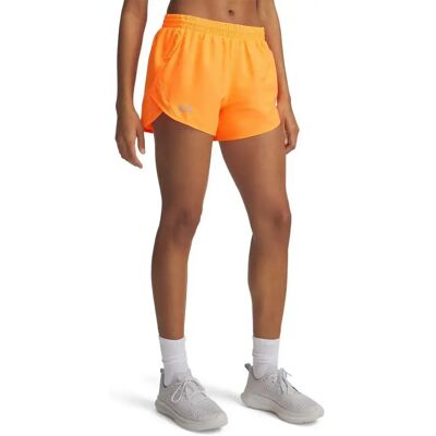 Under Armour Pantalones Cortos Fly By 3´´ Orange M Under Armour Pantalones Cortos Fly By 3´´ Orange M