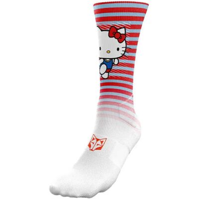 Otso Calcetines Hello Kitty Stripes Blue / Red EU 40-43 Otso Calcetines Hello Kitty Stripes Blue / Red EU 40-43