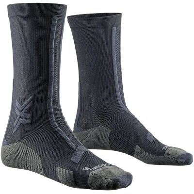X-socks Calcetines Trail Run Discover Crew Black / Charcoal EU 45-47 X-socks Calcetines Trail Run Discover Crew Black / Charcoal EU 45-47