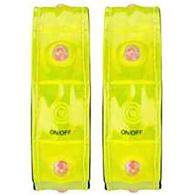 Avento Pulsera Led Deportiva 2 Unidades Yellow One Size Avento Pulsera Led Deportiva 2 Unidades Yellow One Size