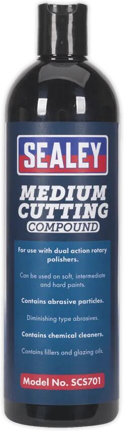 Sealey Pulimento compuesto de corte medio. 500 ml. SCS701