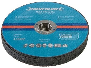 10 discos de corte para metal. ø100 x 1 mm 10 discos de corte para metal. ø100 x 1 mm