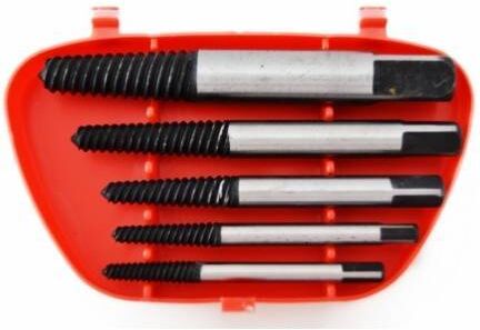 Juego profesional de 5 extractores para tornillos y pernos Juego profesional de 5 extractores para tornillos y pernos