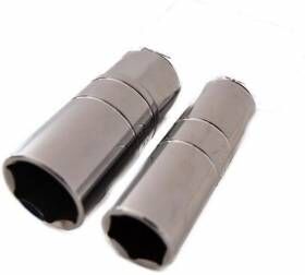 Juego de vasos para bujías. 16 y 21 mm. 1/2 Juego de vasos para bujías. 16 y 21 mm. 1/2