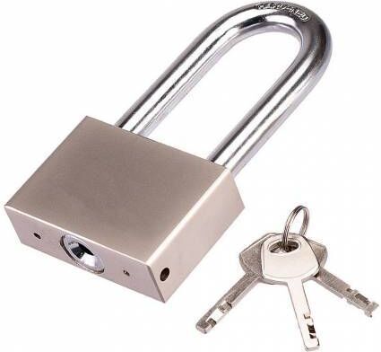 Candado de acero con arco largo. 60 mm Candado de acero con arco largo. 60 mm