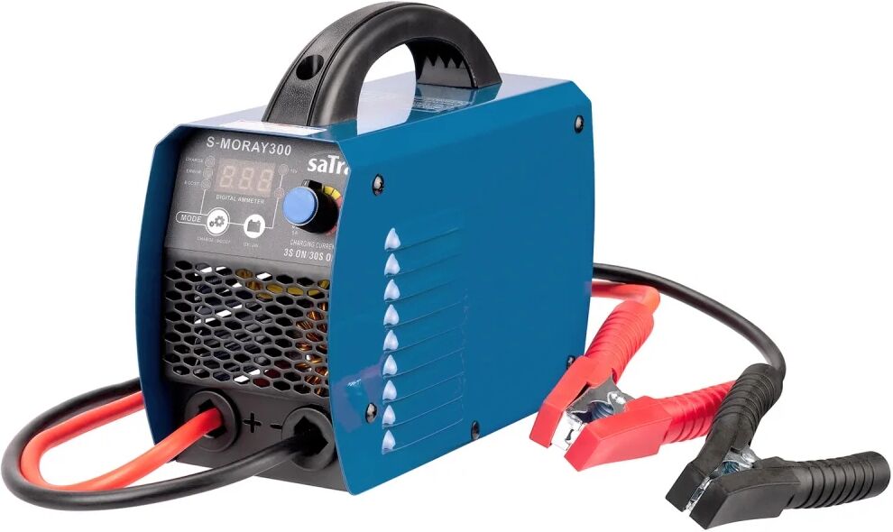 Asta Cargador y arrancador de baterías profesional inverter 12 y 24 V. 5 - 40 Ah. (ajustable) y 250A (arranque)