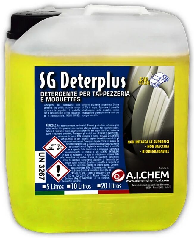 Aichem Detergente para lavado de tapicería y moquetas Deterplus - 5 Litros