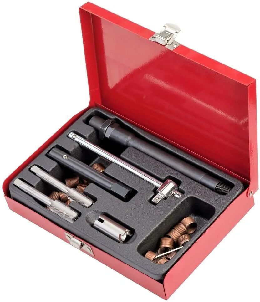 Neilsen Kit de reparación de roscas de bujías. 25 piezas