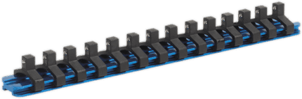 Soporte con rail para llaves vaso 1/4" Soporte con rail para llaves vaso 1/4"