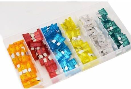 Juego de 120 fusibles para coche de 5 a 30 amp. Juego de 120 fusibles para coche de 5 a 30 amp.