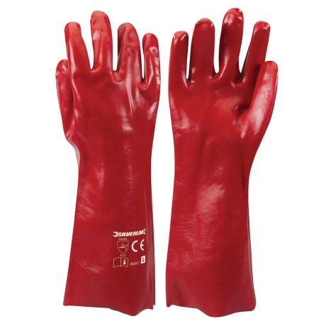 Guantes de pvc extralargos Guantes de pvc extralargos