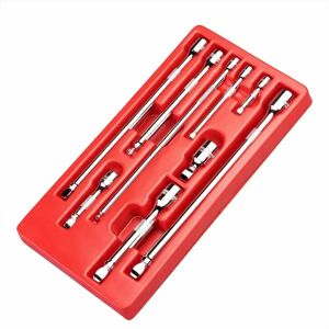 Toolzone Juego de 9 extensiones para llaves vaso de 1/2