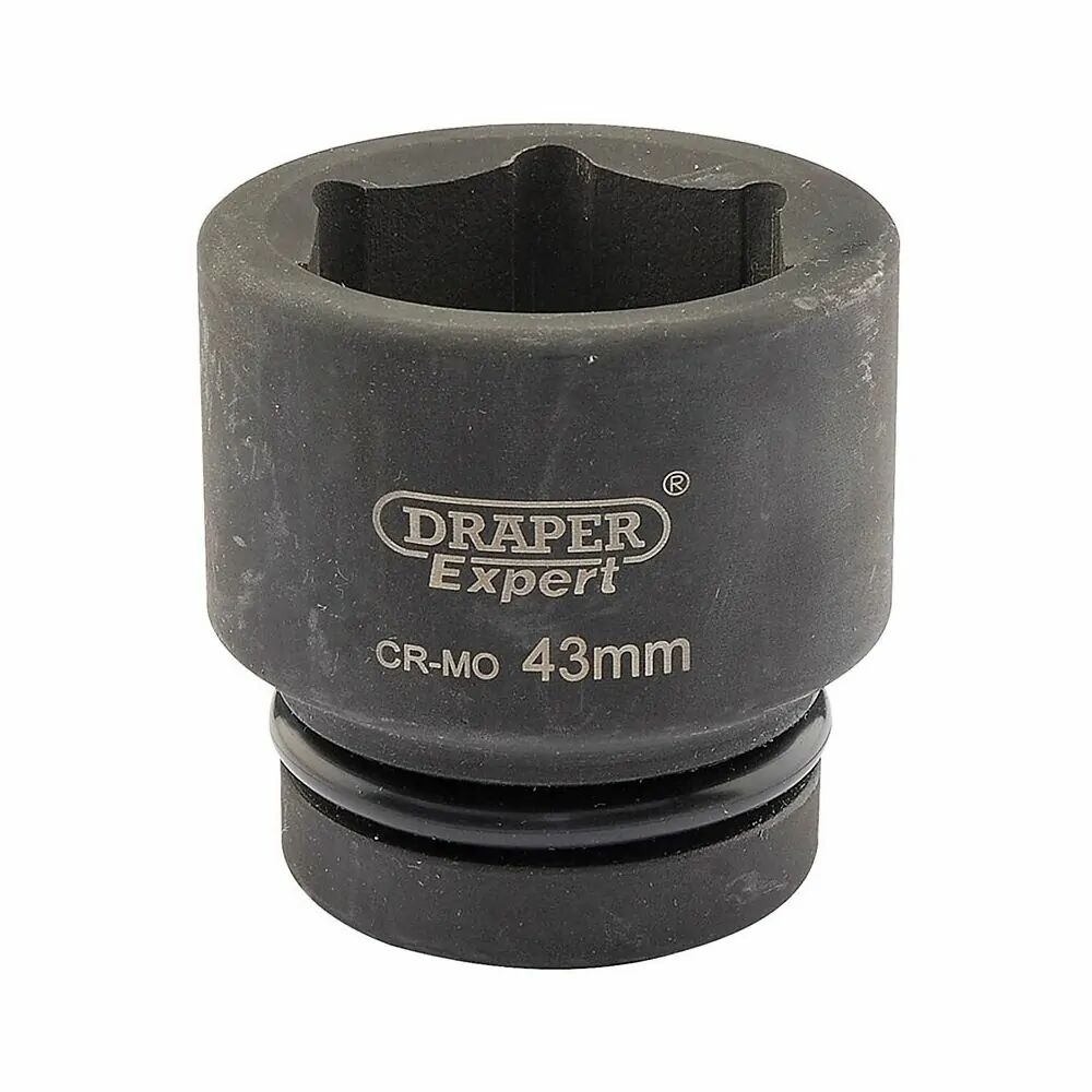 Draper Llave de vaso de impacto de 43 mm. 1". Hexagonal