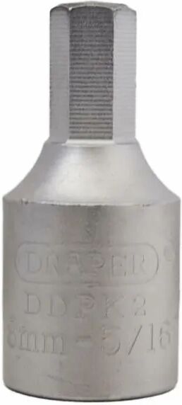 Draper Llave vaso para carter 3/8" hexagonal 8 mm.