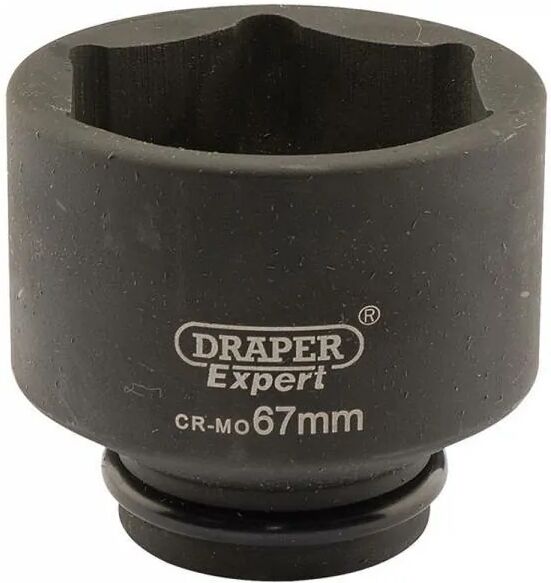 Draper Llave de vaso de impacto de 67 mm. 3/4". Hexagonal