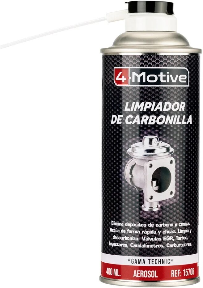 Limpiador de carbonilla en spray. 400 ml.   4-Motive