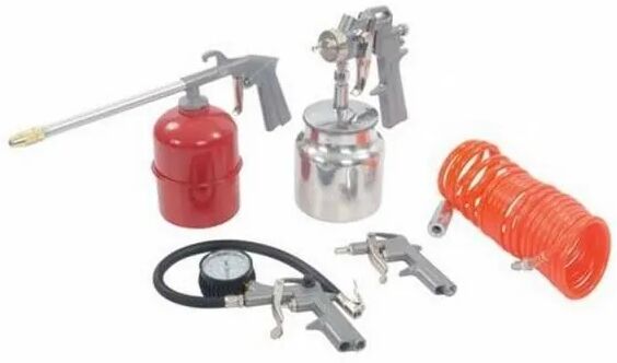 Toolzone Kit de herramientas neumáticas y accesorios, 5 PZ