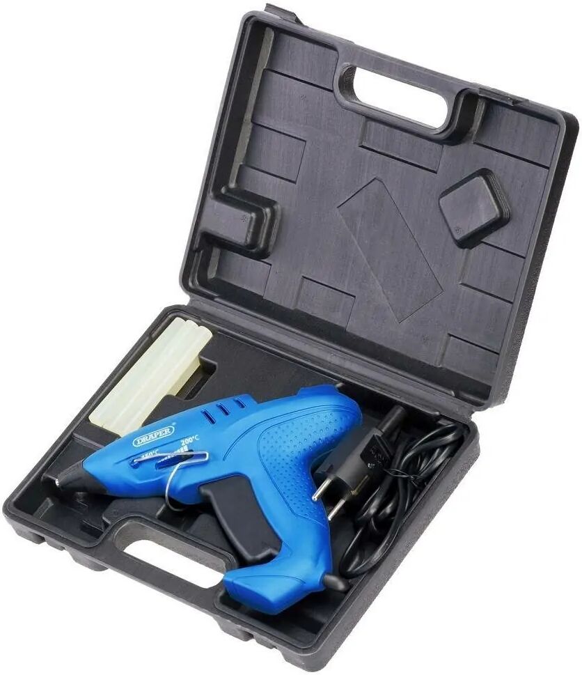 Draper Pistola termofusible con caudal regulable. 400W