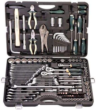 Maletín de herramientas profesional xxl. 148 pz. 1/2", 3/8" y 1/4". Maletín de herramientas profesional xxl. 148 pz. 1/2", 3/8" y 1/4".