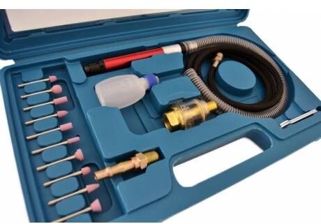 Amoladora de aire comprimido + accesorios. Amoladora de aire comprimido + accesorios.