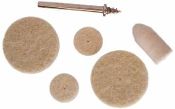 5 puntas de fieltro para limpieza y pulido 5 puntas de fieltro para limpieza y pulido