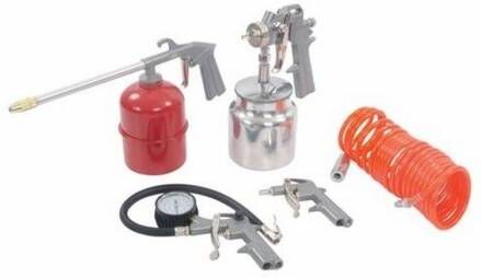 Kit de herramientas neumáticas y accesorios, 5 pz Kit de herramientas neumáticas y accesorios, 5 pz