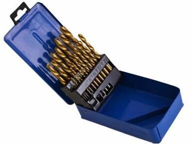 Set de 19 brocas hss en titanio Set de 19 brocas hss en titanio