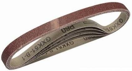 5 bandas de lija 13x457 mm. grano 60 5 bandas de lija 13x457 mm. grano 60