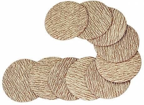 10 discos de lijado de 50 mm. con velcro. grano 600 10 discos de lijado de 50 mm. con velcro. grano 600