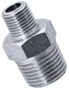 Reducción 1/2" macho a 1/4" macho bsp Reducción 1/2" macho a 1/4" macho bsp