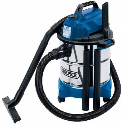 Aspirador industrial seco y humedo 20l 1250w.