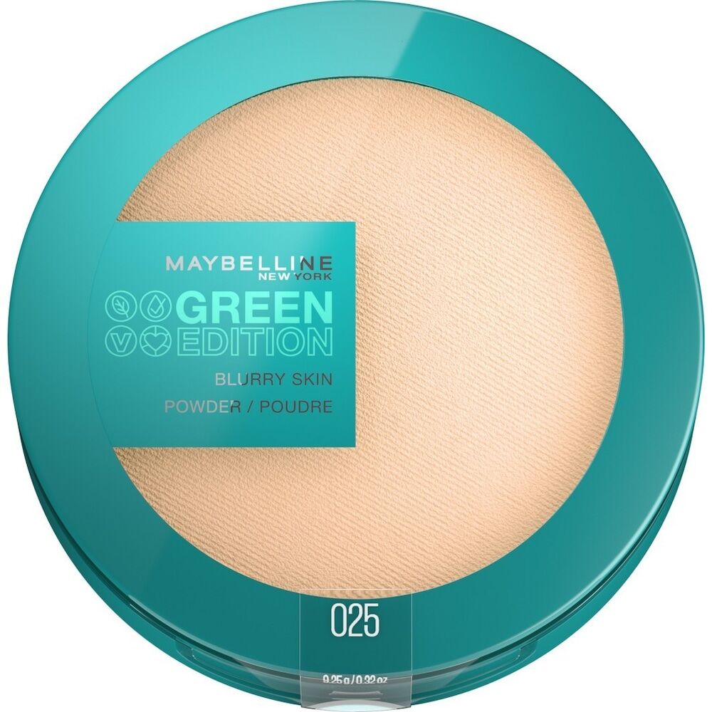 Maybelline - Green Edition Polvos Alisadores Con Manteca De Coco Y Mango Polvos de Maquillaje 9 g Tono , 25